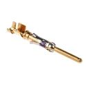 TE Connectivity Male Crimp Circular Connector Contact, Contact Size 16, Wire Size 14AWG, 30 AWG, 13A, 250V 66361-1