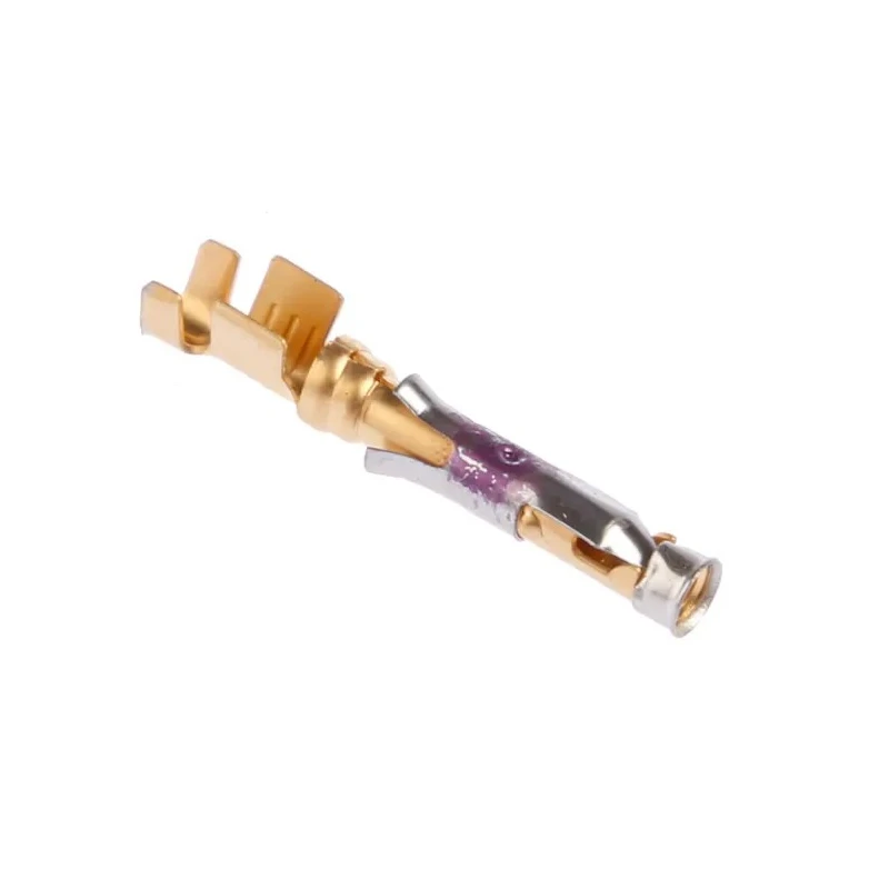 TE Connectivity Female Crimp Circular Connector Contact, Contact Size 16, Wire Size 16AWG, 18AWG, 250V, 13A, Brass 66360-1