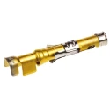 TE Connectivity Female Crimp Circular Connector Contact, Contact Size 16, Wire Size 16AWG, 18AWG, 250V, 13A, Brass 66360-1