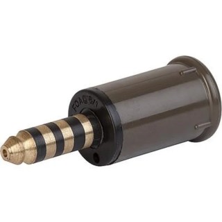 Schurter 4 Pole Multipole Phone Accessory Jack Connector 2A 12V Straight Brown Housing 450-8952
