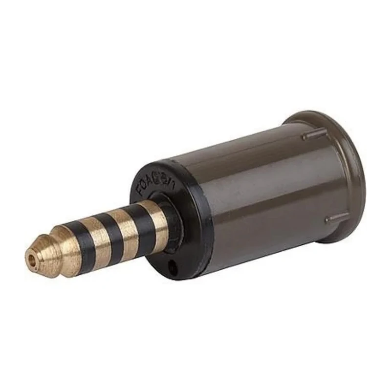Schurter 4 Pole Multipole Phone Accessory Jack Connector 2A 12V Straight Brown Housing 450-8952