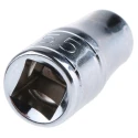 Facom 1/4 in Drive 5.5 mm Standard Square Socket, Chrome Vanadium Steel, 4.8 mm Overall Length R.5.5