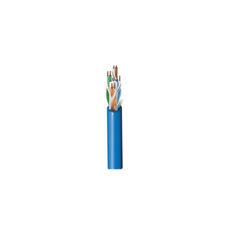Belden 7965E Cat6 Unshielded Unscreened Ethernet Cable, 100 m Length, Blue PVC Jacket, 72V 23AWG Copper Conductors Cat6