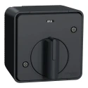 Schneider Electric Grey Turn Switch 1 Gang Surface Mount Timer Light Switch IP55 10A MUR35067