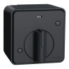 Schneider Electric Grey Turn Switch 1 Gang Surface Mount Timer Light Switch IP55 10A MUR35067