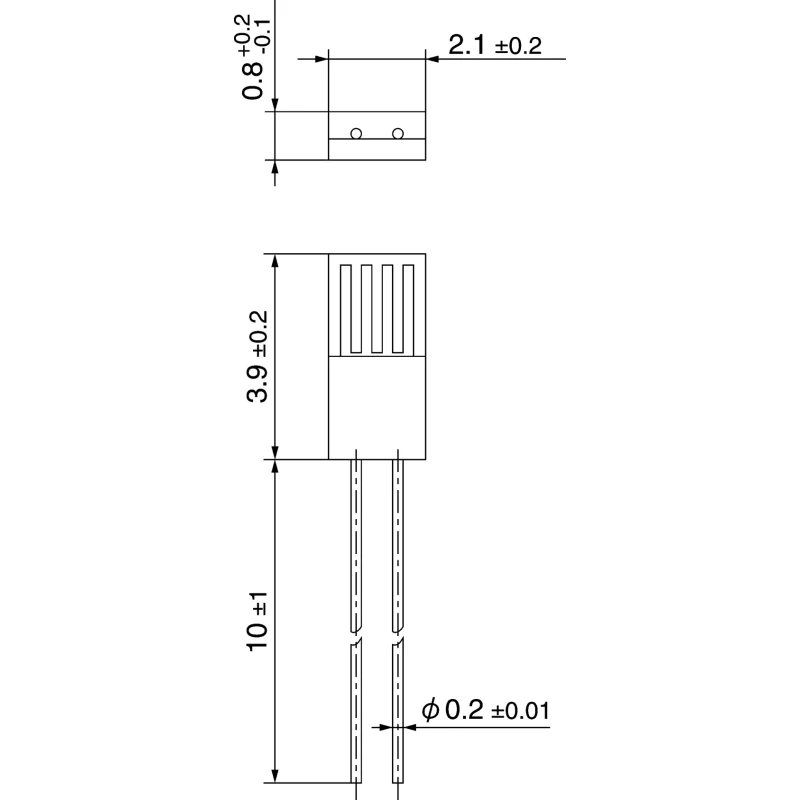 Heraeus High-Precision PT100 Class A RTD Sensor 3.9mm Probe Length, 350°C Max 