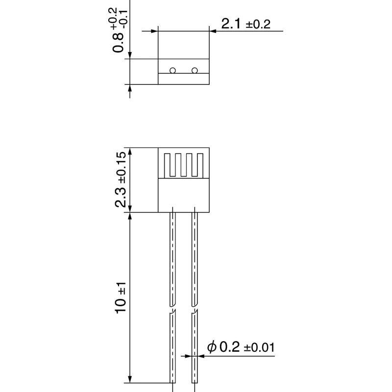 Heraeus PT100 Resistance Temperature Detector (RTD) Sensor, Class A Accuracy, 2.3 mm Probe Length, Maximum 350°C 