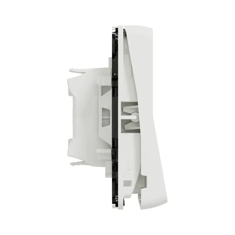 Schneider Electric White 2 Way Rocker 1 Gang Light Switch IP55 ABS 10A 250V Mureva Styl MUR39723