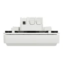 Schneider Electric White 2 Way Rocker 1 Gang Light Switch IP55 ABS 10A 250V Mureva Styl MUR39723