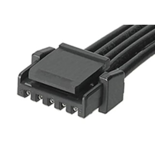 Molex 6 Way Female Micro-Lock Plus to 5 Way Female Micro-Lock Plus Wire to Board Cable 50mm 45111-0500