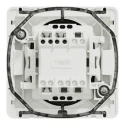 Schneider Electric White 2 Way Rocker 1 Gang Light Switch IP55 ABS 10A 250V Mureva Styl MUR39723