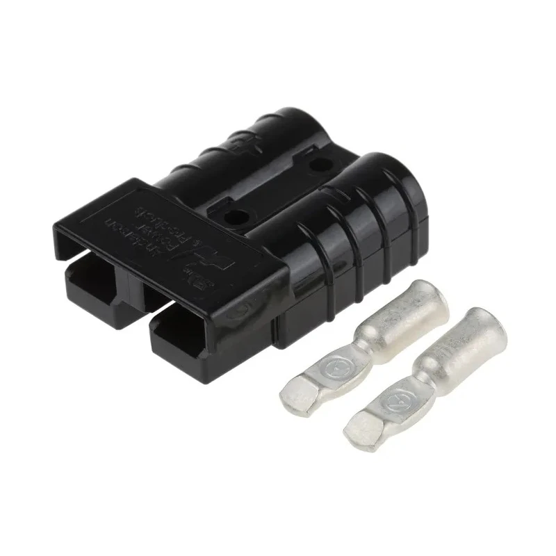 Anderson Power Products 2 Way Male Battery Connector, Straight, Cable, 50A 6332G4