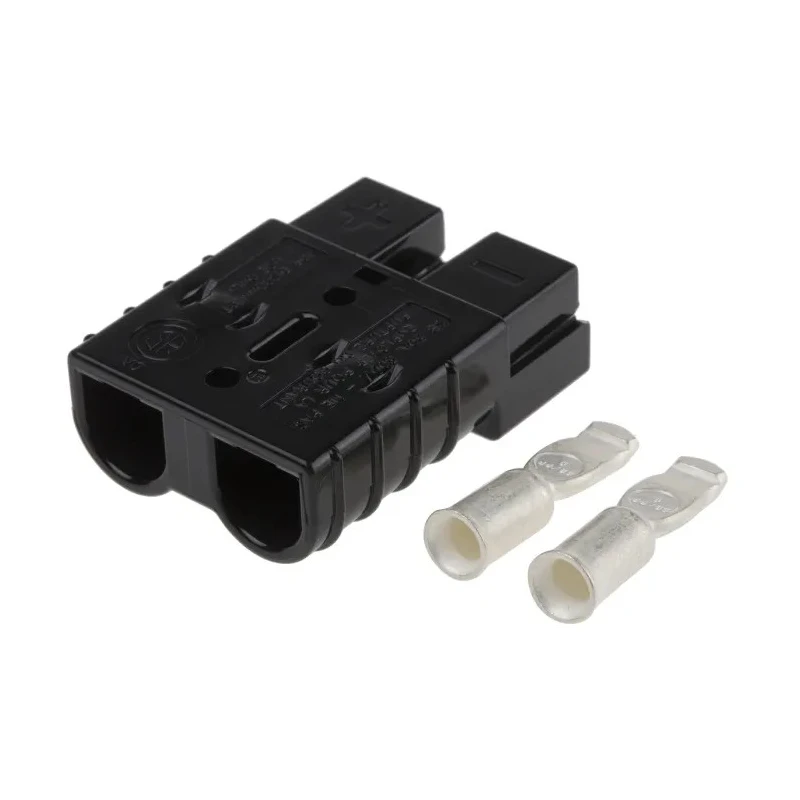 Anderson Power Products 2 Way Male Battery Connector, Straight, Cable, 50A 6332G4
