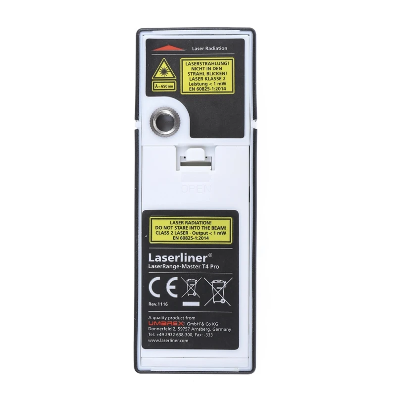 Laserliner LaserRange-Master T4 Pro Laser Measure 0.2 to 40 m Range ±2 mm Accuracy 080.850A