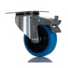 Tente Swivel Castor Wheel 100 mm Diameter Rubber, 150 kg Load Capacity with Brakes 902197