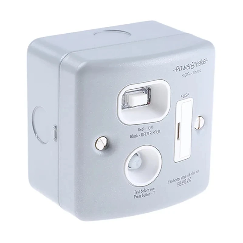 Powerbreaker 13A 1 Gang Fused Spur 230V AC Double Pole Metalclad H92MP-C