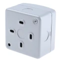 Powerbreaker 13A 1 Gang Fused Spur 230V AC Double Pole Metalclad H92MP-C