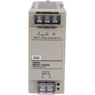 Omron S8VS Switched Mode DIN Rail Power Supply 264V AC Input 24V DC, 5 A Output, 120W 