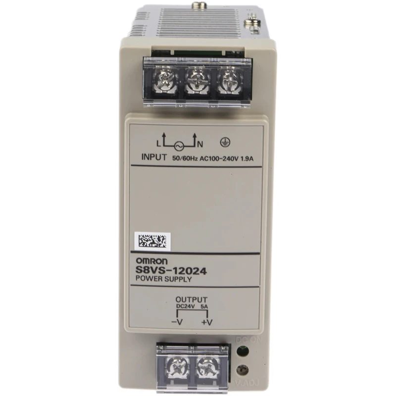 Omron S8VS Switched Mode DIN Rail Power Supply 264V AC Input 24V DC, 5 A Output, 120W 