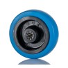 Tente Blue Rubber Trolley Wheel 100mm Diameter 34mm Width 160kg Load Capacity UFR100x34-12LM44 Blue