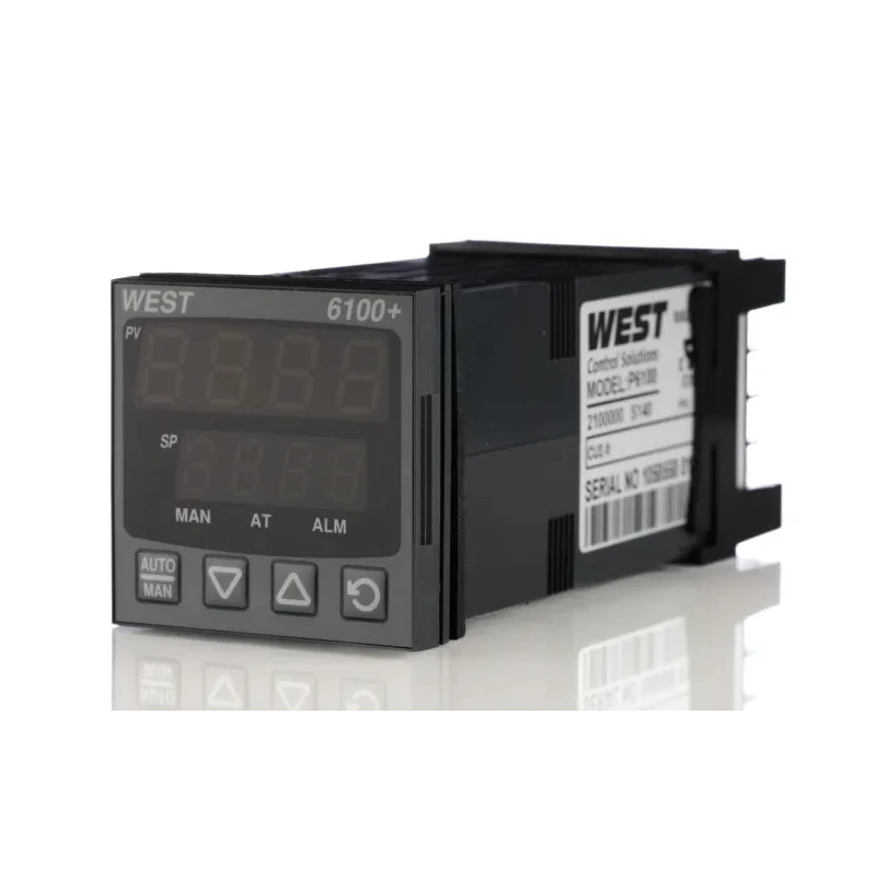 West Instruments PID Temperature Controller 1 Input, 1 Relay Output, 240V AC, DIN Rail Mount P6100-2100-00-0