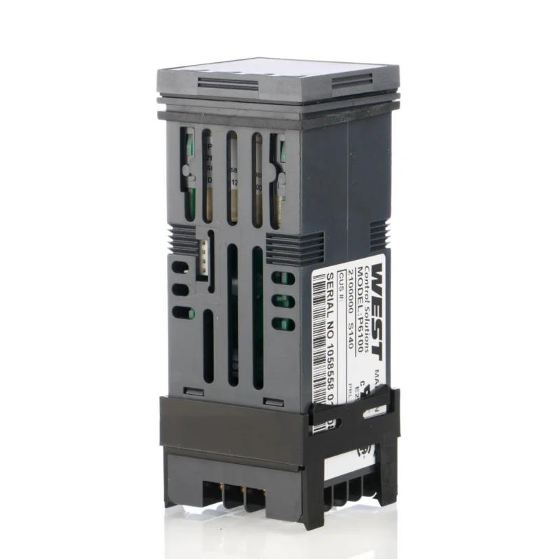 West Instruments DIN Rail PID Temperature Controller, 1 Output Relay, 65V ac/dc On-Off P6100-2100-02-0