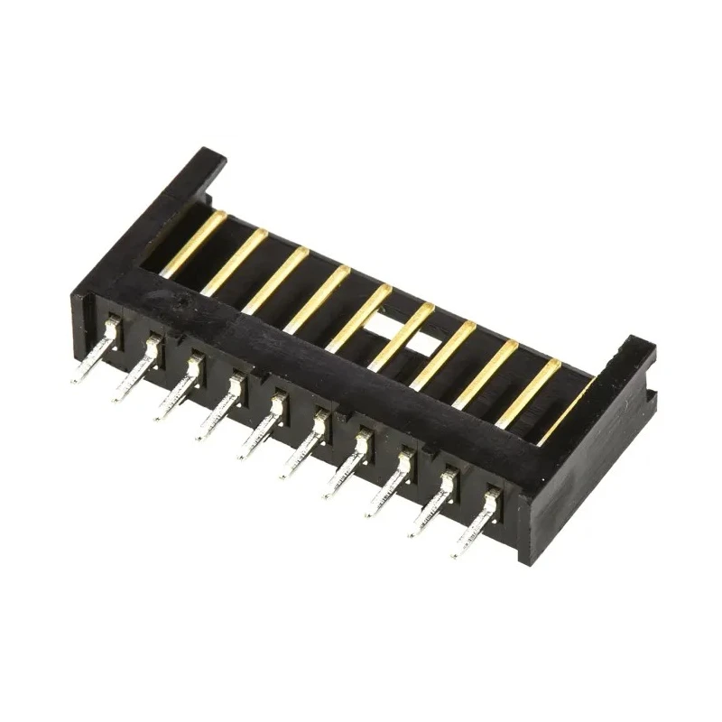 TE Connectivity AMPMODU Mod II Series Straight Through Hole PCB Header 10 Contact 2.54 mm Pitch 1 Row Shrouded 280374-2