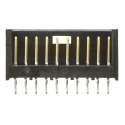 TE Connectivity AMPMODU Mod II Series Straight Through Hole Shrouded PCB Header 10 Contacts 2.54 mm Pitch 1 Row 280374-2