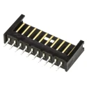 TE Connectivity AMPMODU Mod II Series Straight Through Hole Shrouded PCB Header 10 Contacts 2.54 mm Pitch 1 Row 280374-2