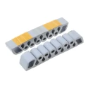 RS PRO Grey Rubber Cable Retainer, 7 Apertures, 25 mm x 150 mm, Self-Adhesive 454-7676