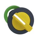 Schneider Electric Harmony XB5 Series 3 Position Selector Switch Head, 30 mm Cutout, Yellow Handle, IP69K IP67 IP66 ZB5FD305