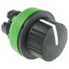 Schneider Electric Harmony XB5 Series 3 Position Selector Switch Head 30 mm Cutout Black Handle IP67 IP69K IP66 ZB5FD59
