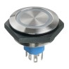 APEM AV Series Vandal Proof Push Button Switch Momentary Panel 30.2 mm Cutout SPST IP67 30 V dc AV50022000024BK