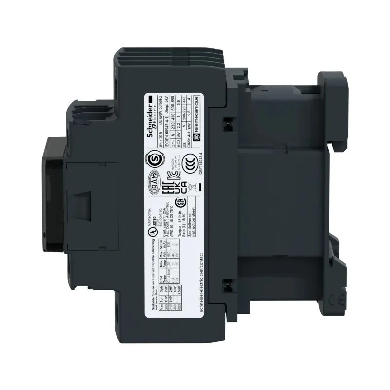Schneider Electric LC1D Series Contactor 230V AC Coil, 4-Pole, 18A, 2.5W Power Rating, 2 NO/2 NC Contacts, 690V AC 