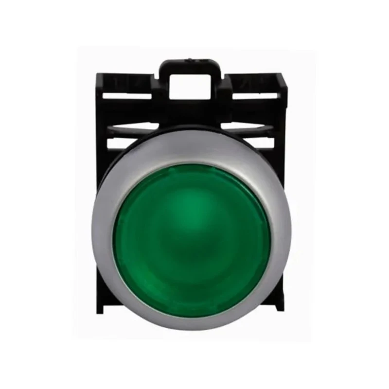 Eaton RMQ Titan M22 Series Green Momentary Push Button Head 22 mm Cutout IP69K 78639213 M22-DL-G+M22-A+M22-LED230-G