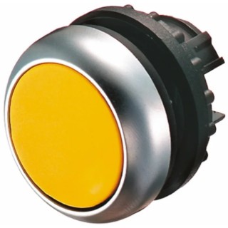 Eaton RMQ Titan M22 Series Yellow Momentary Push Button Head 22 mm Cutout IP69K 78639214 M22-DL-Y+M22-A+M22-LED230-W