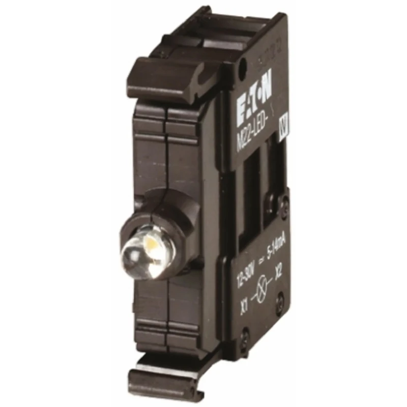 Eaton RMQ Titan M22 Series Yellow Momentary Push Button Head 22 mm Cutout IP69K 78639214 M22-DL-Y+M22-A+M22-LED230-W