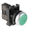 Eaton RMQ Titan M22 Series Green Momentary Push Button Head, 22 mm Cutout, IP69K 78639208 M22-DL-G+M22-A+M22-LED-G