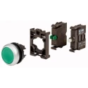 Eaton RMQ Titan M22 Series Green Momentary Push Button Head, 22 mm Cutout, IP69K 78639208 M22-DL-G+M22-A+M22-LED-G