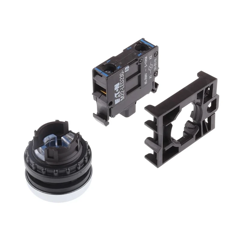 Eaton RMQ Titan M22 Series Blue Momentary Push Button Head 22mm Cutout Diameter IP69K 78639215 M22-DL-B+M22-A+M22-LED230-B
