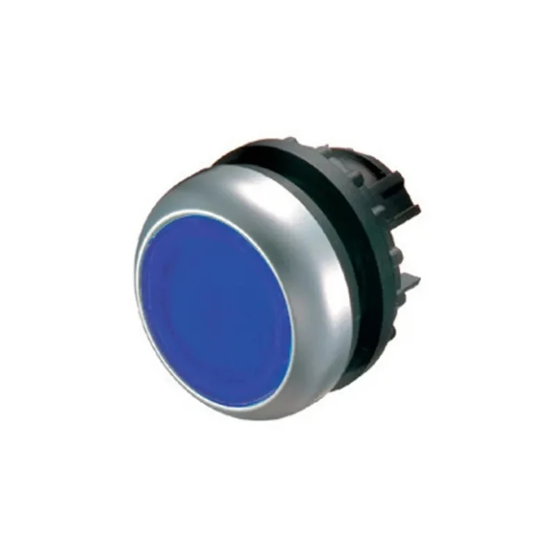 Eaton RMQ Titan M22 Series Blue Momentary Push Button Head 22mm Cutout Diameter IP69K 78639215 M22-DL-B+M22-A+M22-LED230-B