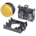 Eaton Flush Rear Surface Mount Yellow LED Pilot Light RMQ Titan M22 22 mm Cutout 12 V 30 78639222 M22-L-Y+M22-A+M22-LED230-W