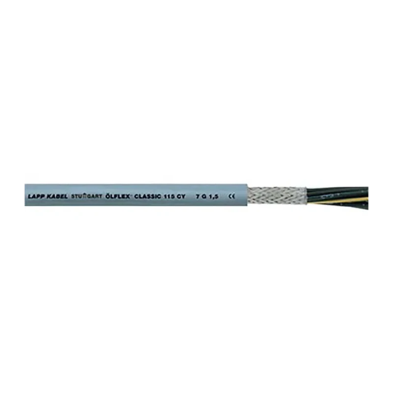 Lapp OLFLEX CLASSIC 115 CY Screened Stranded Control Cable 3 Cores 16 AWG 100 m Silver Grey Polyvinyl Chloride 1136303