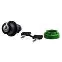 Schneider Electric Harmony XB5 3-position Key Switch Head, Spring Return, 30mm Cutout ZB5FG8D