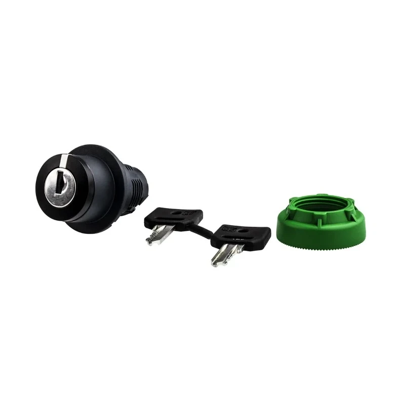 Schneider Electric Harmony XB5 3-position Key Switch Head, Spring Return, 30mm Cutout ZB5FG8D