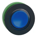 Schneider Electric Blue Pilot Light Head, 30mm Cutout, Flush Mount, Plastic Bezel, Harmony XB5 Series ZB5FV063
