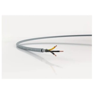 Lapp OLFLEX CLASSIC 115 CY Control Cable 3 Cores 18 AWG Stranded Screened Silver Grey Polyvinyl Chloride 100 m 1136203