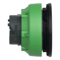 Schneider Electric White Round Pilot Light Head 30 mm Cutout Harmony XB5 Series ZB5FV013