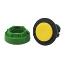 Schneider Electric Harmony Series Yellow Momentary Push Button Head, 30 mm Cutout, Round, IP66 IP67 IP69K ZB5FL5