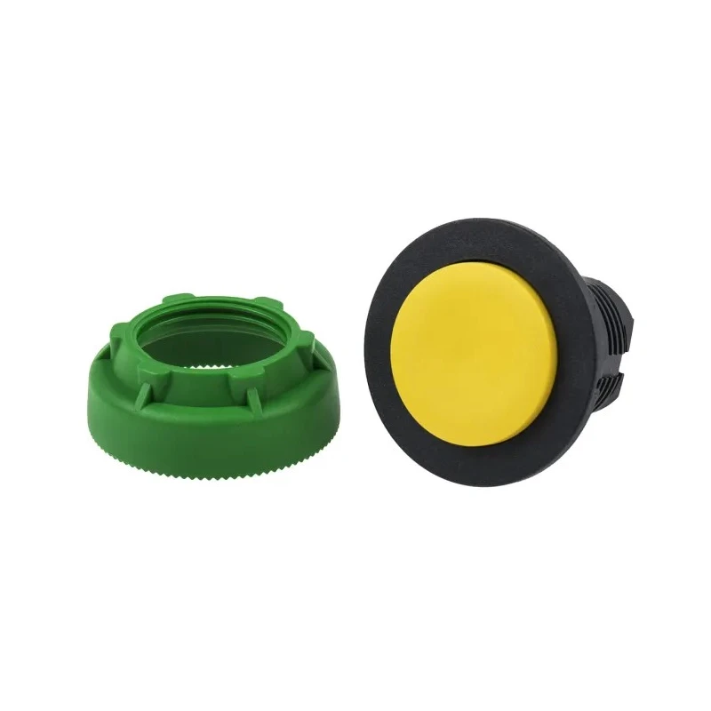 Schneider Electric Harmony Series Yellow Momentary Push Button Head, 30 mm Cutout, Round, IP66 IP67 IP69K ZB5FL5